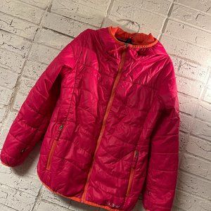 L.L. Bean Kids Puffer Jacket - Red and Orange